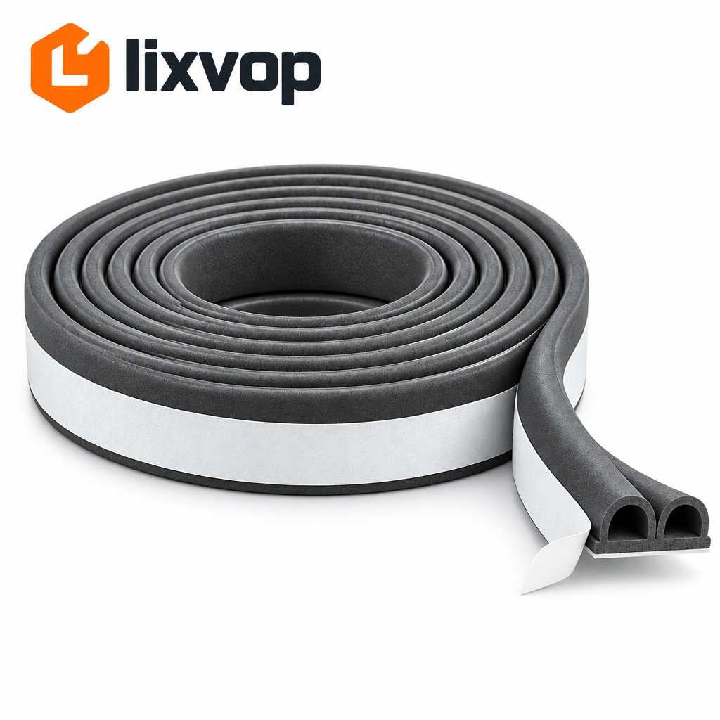 lixvop Self-Adhesive Foam Weatherstripping Roll — product presentation