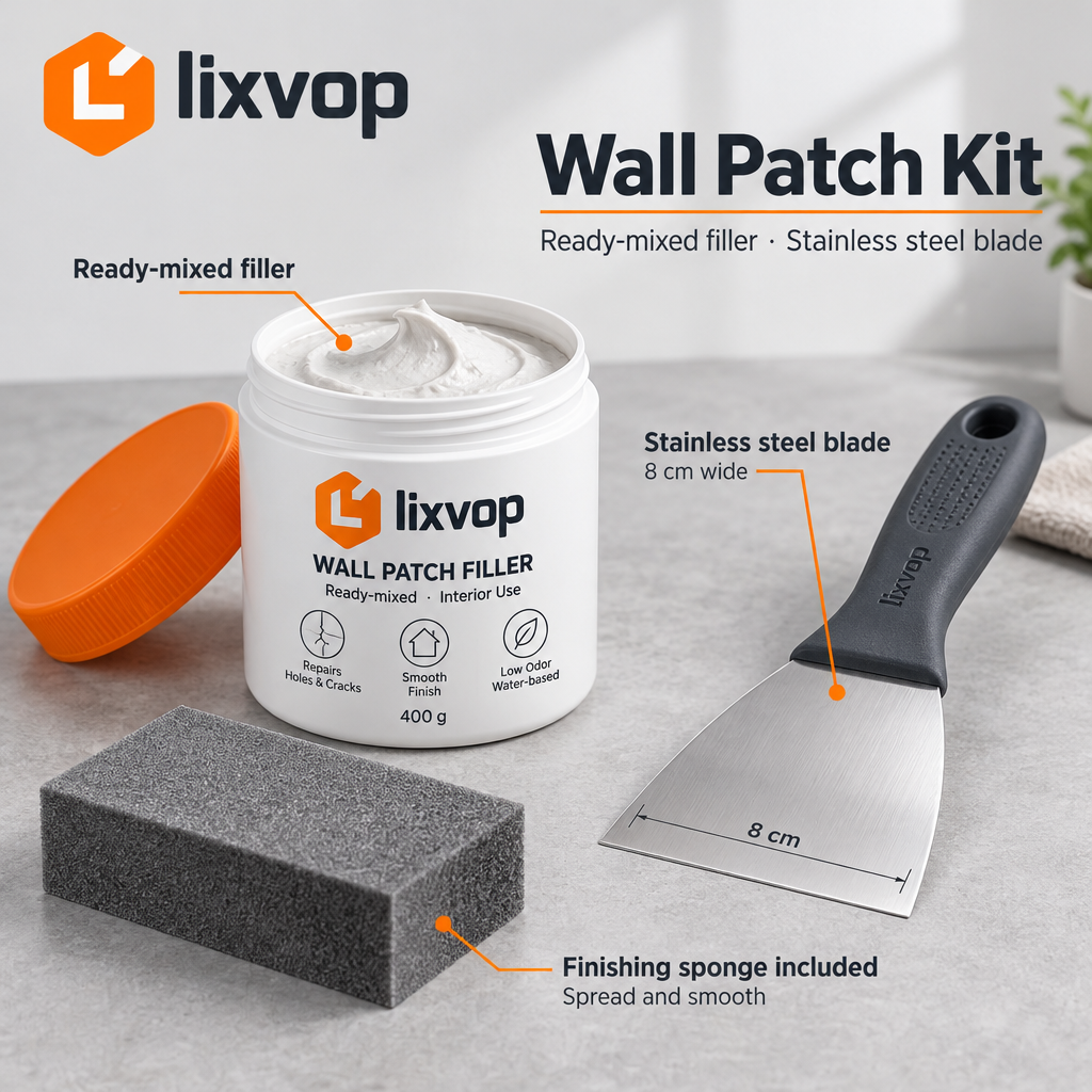 lixvop Wall Patch Repair Paste Kit — design overview