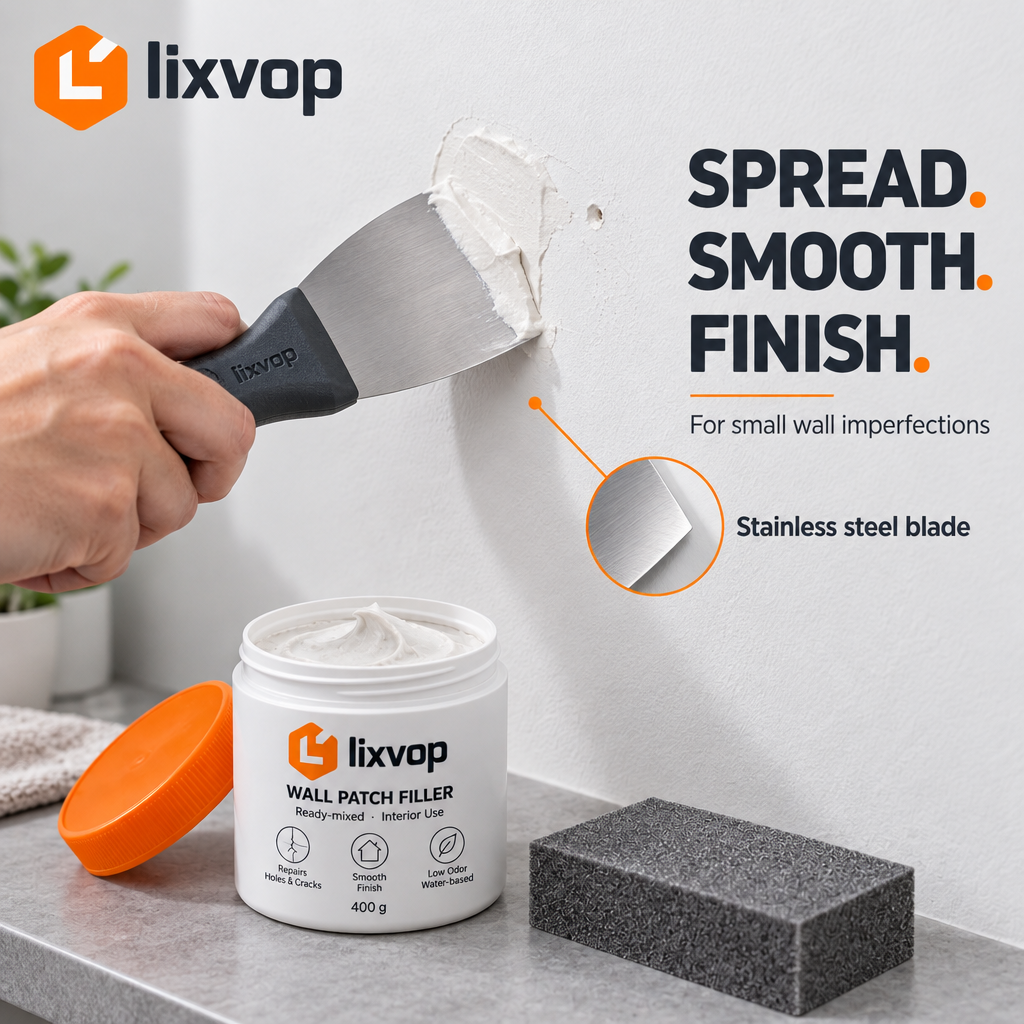 lixvop Wall Patch Repair Paste Kit — everyday use