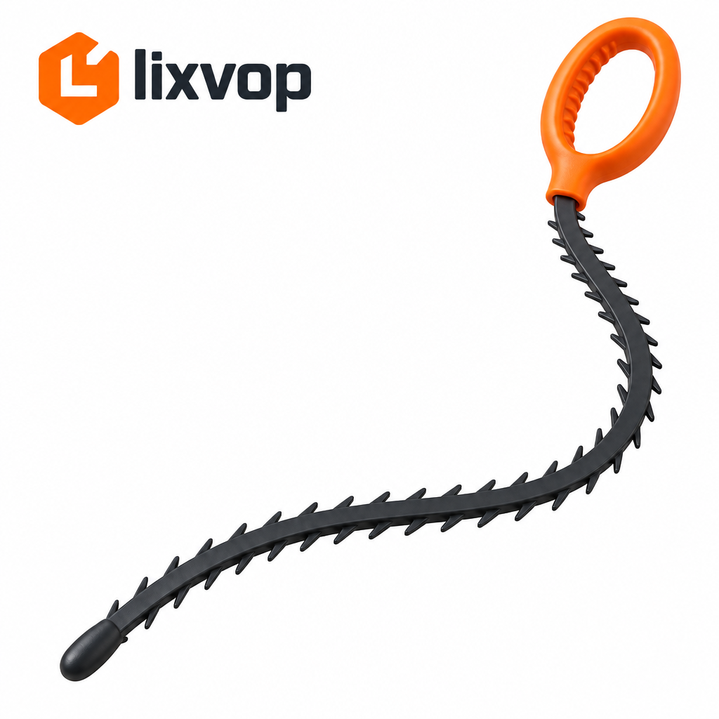 lixvop Flexible Barbed Drain Hair Removal Tool — product view