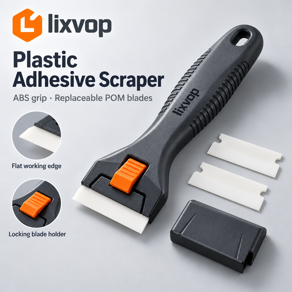 lixvop Handheld Scraper with Replacement Blades — design overview