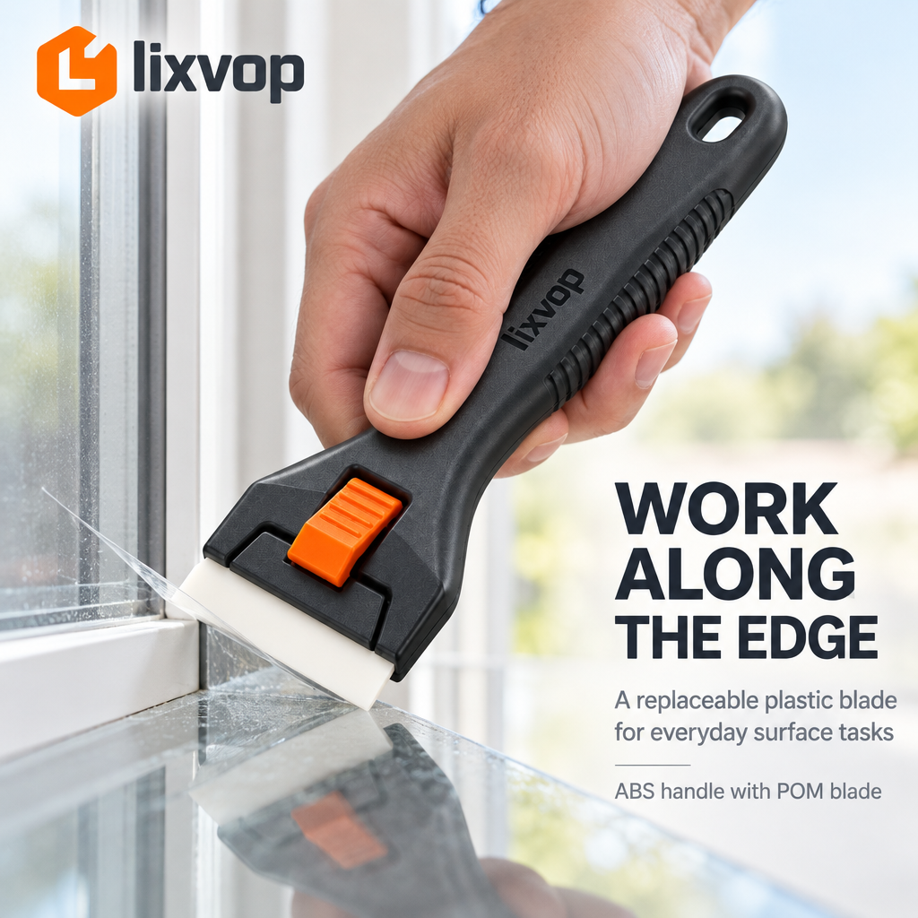 lixvop Handheld Scraper with Replacement Blades — everyday use