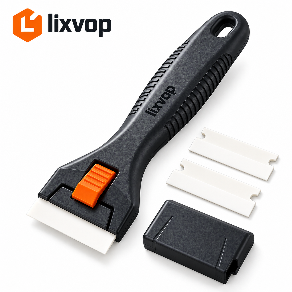 lixvop Handheld Scraper with Replacement Blades — product presentation