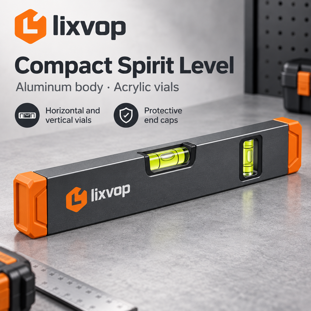 lixvop Compact Torpedo Spirit Level — design overview