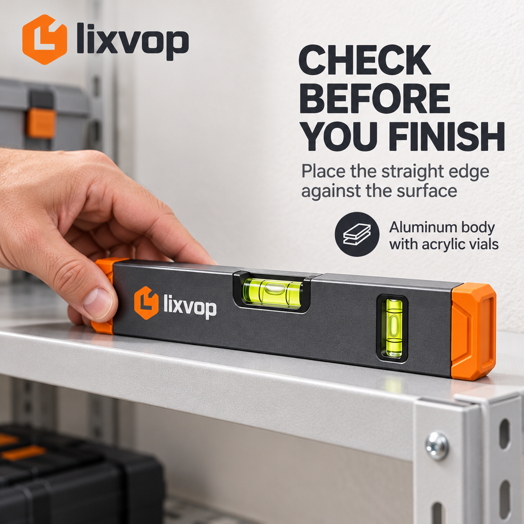 lixvop Compact Torpedo Spirit Level — everyday use